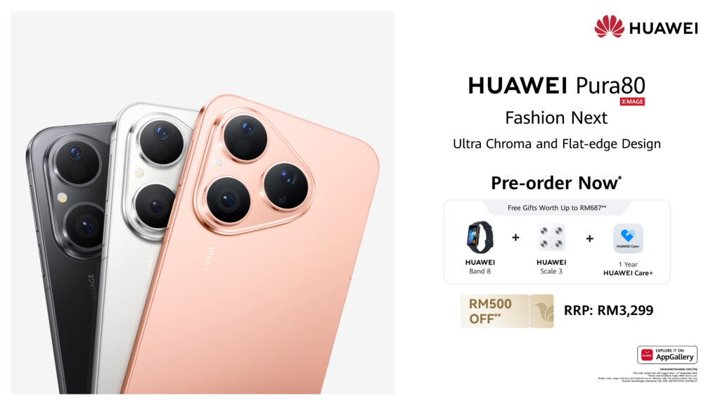 HUAWEI Pura 80 Launched in Malaysia with Advanced Camera System and AI Features