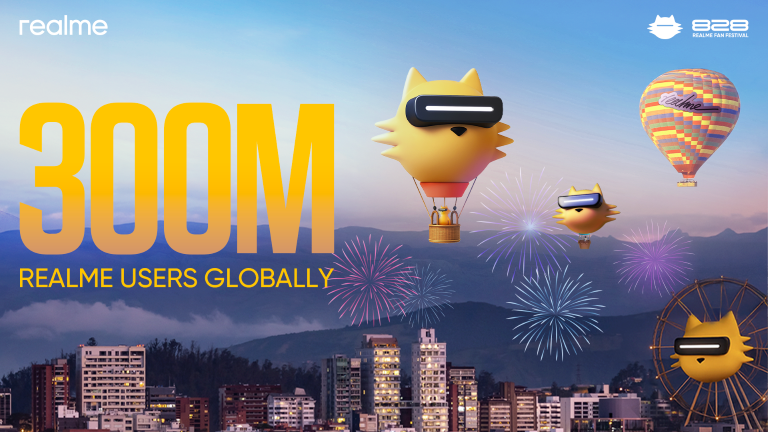realme Surpasses 300 Million Global Users Ahead of 7th Anniversary