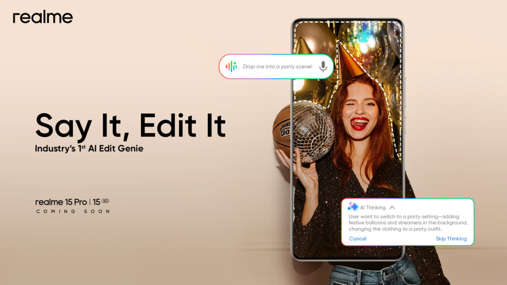 realme Partners with Google Gemini to Launch World’s First AI Edit Genie