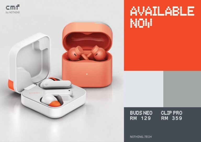 CMF Clip Pro and Buds Neo earbuds launched in Malaysia