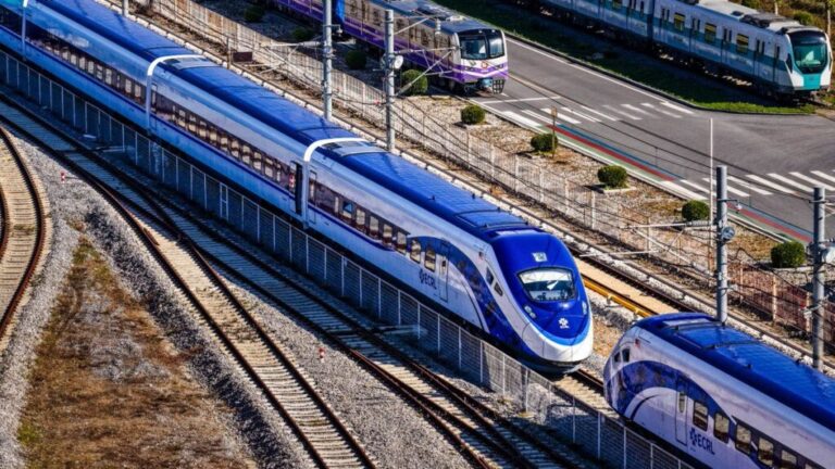 ECRL trainsets pictured by CRRC Corporation