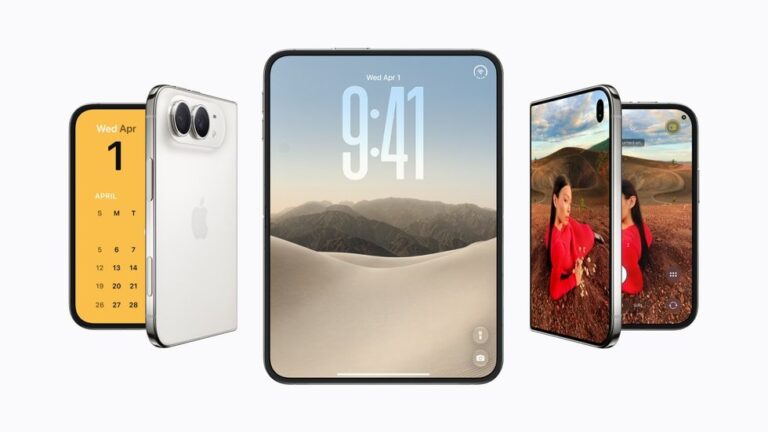 Apple iPhone Duo foldable smartphone official product image