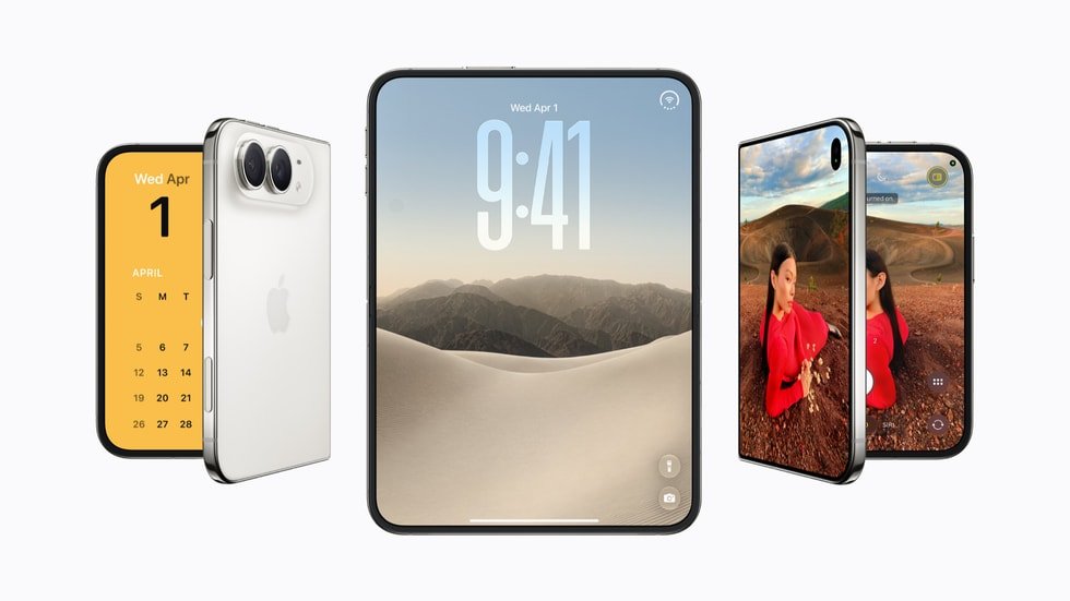Apple iPhone Duo foldable smartphone official product image