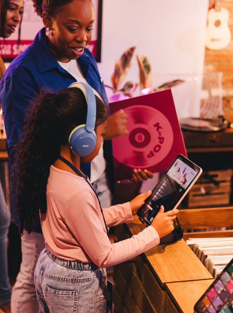 Spotify family music activity file photo, not the QR verification screen